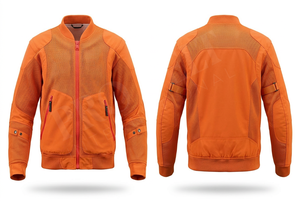 แจ็คเก็ตมอเตอร์ไซค์ดีไซน์ใหม่ล่าสุดปี 2026 ผ้าตาข่าย ซิปปิด ปรับสายรัดได้ ระบายอากาศดี และมีสไตล์ - Product Image 4