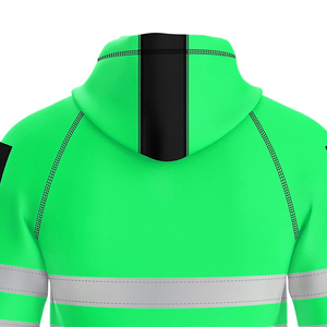 Sweat à capuche haute visibilité réfléchissant pour hommes, vêtements de travail de sécurité, fournisseur avec logo et taille personnalisés, prix avantageux - Product Image 4