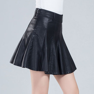 Faldas de Cuero Auténtico de Diseño Único para Mujer, Se Acepta Logotipo Personalizado OEM, Material de Piel de Vaca, Opciones de Falda Mini y Midi, Ropa de Moda - Product Image 2