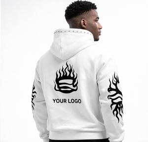 Custom Logo Rhinestone Zip Hoodie Heavyweight 100% Cotton Fleece Sweatshirt Oversized Zip Up Hoodie 2026 - Product Image 3