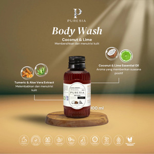 Gel Douche Puresia Coco Citron Vert Menthe 100ml Ingrédients Naturels Hydratant Meilleur Prix du Marché pour les Grossistes - Product Image 1