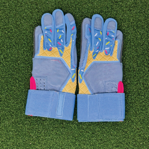 Wholesale Customized <b>Baseball</b> Softball Batting <b>Gloves</b> Anti-Slip Premium Quality Breathable Polyester/Cotton Right Hand Training - Product Image 1