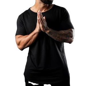 เสื้อยืดลำลองคอกลมแขนสั้นผู้ชาย OEM ผ้าฝ้ายแท้ 100% สีเขียวขุ่น พิมพ์ลายโลโก้ตามสั่ง สวมใส่สบาย - Product Image 1