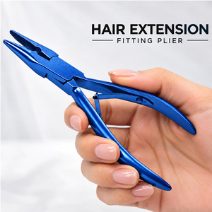 Pince de pose d'extensions capillaires de 5 pouces, outil professionnel de pose de micro-anneaux et de sertissage pour salon - Product Image 2