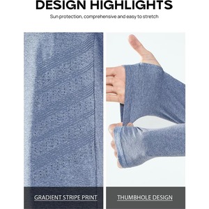 Vente en gros de sweats à capuche pour hommes avec fermeture éclair, respirants, brodés, protection solaire UPF 50+, Spandex/Polyester 100% coton léger - Product Image 4