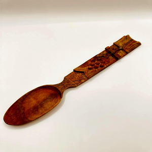 Cuillère à thé en bois durable, cuillère doseuse à café et sucre faite à la main, ustensile de cuisine naturel - Product Image 1