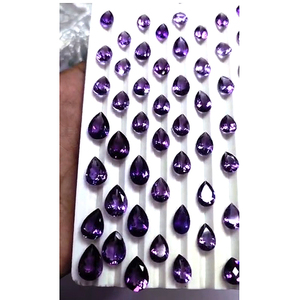 93 Piezas de Amatista Natural con Corte Cojín y Pera, 10x10mm, 10x7, 12x8, 14x10, 18x14mm, Azul, 210 Quilates, Iroc Sales, Gemas Sueltas, US$126 - Product Image 2