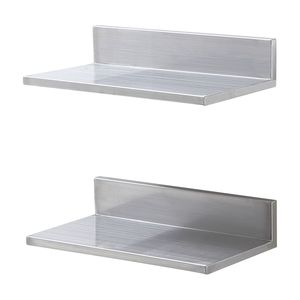 Mensole Galleggianti in Acciaio Inox da 21,8 cm x 40,6 cm, Montaggio a Parete, Capacità di Carico 20 kg, per Scarpe e Rivestimenti - Product Image 6