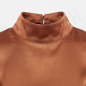 Nouvelle Robe Longue en Soie Brillante à Manches Longues, Abaya en Chiffon pour Femme, Motif Floral Tendance, Robe Modeste, Mode Islamique Élégante, Vente en Gros - Product Image 4