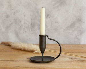Golden <b>Brass</b> <b>Candlestick</b> <b>Holder</b> with Tray Heat Resistant for Home Decoration - Product Image 2
