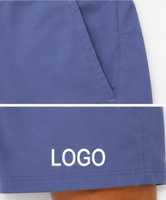 Shorts de sport rétro Hip-Hop pour homme, séchage rapide, taille mi-haute, tricoté, uni, décontracté, motif tendance