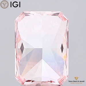 เพชร CVD ผลิตในห้องปฏิบัติการ พร้อมใบรับรอง IGI น้ำหนัก 2.50 กะรัต สีชมพูสดใส ระดับความสะอาด VVS2 รูปทรงเรเดียนท์ สำหรับแหวนหรือจี้ - Product Image 5