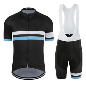 Conjuntos de Uniformes y Camisetas de Ciclismo Sublimadas, Transpirables, Antibacterianas, Ligeras, 100% Poliéster para Hombre, Marca OEM - Product Image 4
