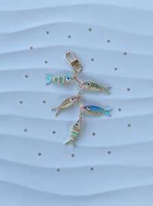 Beautiful Beaded Key Chain with Handmade Embroidery Design for Bags Purses <b>Backpacks</b> and Gifts for bags at <b>cheap</b> price - Product Image 5