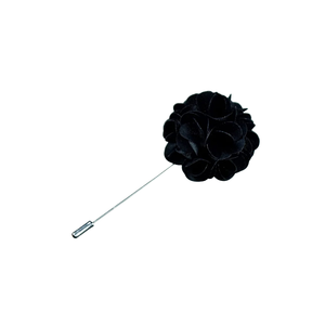 Pin de Solapa con Diseño Floral para Hombre |   Aleación de Zinc Esmaltada y Duradera |   Broche de boutonnière hecho a mano con colores personalizables para novio de boda o eventos formales - Product Image 1