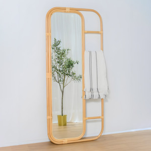 Full-length Wall <b>Leaning</b> Natural Mirror Bathroom Bedroom Decor Full Length Body Natural Mirrors for Export - Product Image 4
