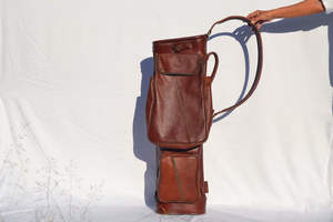 Bolsa de golf de cuero, personaliza el logo, personaliza el color, personaliza el tamaño, piel de vaca, producto de alta calidad, lino, algodón - Product Image 2