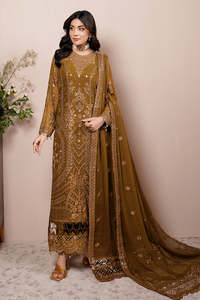 Nouvelles robes de soirée pakistanaises pour femmes, tenue de fête brodée, ensemble 3 pièces, tailles et couleurs personnalisées, vêtements pour occasions de mariage - Product Image 2