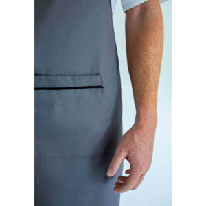 Overol de Trabajo Gris de Algodón para Hombre con Bolsillo, Uniforme de Trabajo de Alta Visibilidad, Ajuste Cómodo para Uso en la Cocina - Product Image 5
