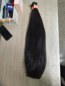 Extensions de cheveux humains indiens Remy double trame, tissées à la machine, en vrac - Product Image 2