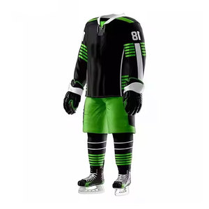 Ensemble d'uniformes de hockey sur glace unisexe 2026 les plus vendus – Toucher doux, prix usine, vêtements de sport en gros, maillot de hockey respirant et à séchage rapide - Product Image 3