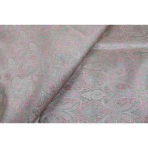 ผ้าตกแต่งบ้านลายดอกไม้สีเขียวเข้มแบบโบรเคด ทันชุย กว้าง 44 นิ้ว ขายเป็นหลา - Product Image 2