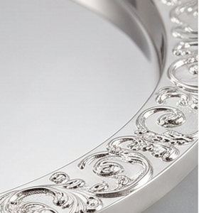 Premium Round Stainless Steel Cake Stand 2 Tier Handmade Decorative Serving Tray <b>For</b> Desserts And Teas Elegant Tabletop Accent - Product Image 2