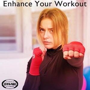 Gants de sport sans doigts Farabi Fitness rouges, respirants, pour entraînement et exercice, toutes saisons, gants intérieurs de boxe. - Product Image 5