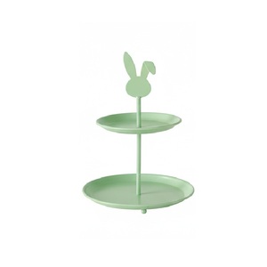 New Selling Unique Design Metal Cake Stand With 2 Tier Wedding Event Party Decoration Snacks and <b>Cookies</b> Display Stand - Product Image 2
