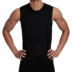 เสื้อกล้ามกีฬาผู้ชาย คอกลม ผ้าฝ้ายถักเนื้อแน่น 100 กรัม แห้งเร็ว เหมาะสำหรับเล่นกีฬา แพ็ค 3 ตัว บรรจุในถุงเดียว - Product Image 3