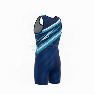 New Arrival Spandex Polyester Sublimated Wear <b>Men</b> <b>Singlet</b> Quick Dry Lightweight Customized Sublimated <b>Singlet</b> - Product Image 3