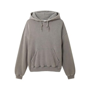Sweat-shirt à capuche bleu clair Spacious Sports, coupe classique, en molleton de coton, avec poche et logo sur le devant, décontracté, pour l'hiver, pour homme, 2026 - Product Image 2