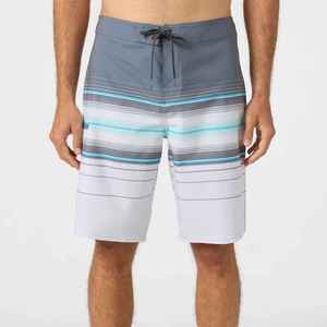 Latest <b>Men's</b> Custom Satin Board Shorts Quick Dry Swim <b>Trunks</b> For Surf & Beach Solid Pattern Swim Wear Beach Short - Product Image 5