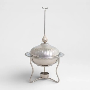 Luxury Stainless Steel Bowl Buffet Chaffing Dish Set With Stand For Hotel Catering And <b>Dining</b> <b>Table</b> Use - Product Image 3