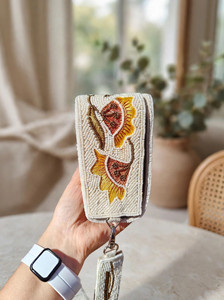 Bolso Bandolera Bohemio con Cuentas, Hecho a Mano, con Patrón Colorido, Accesorio de Moda Decorativo para Mujer - Product Image 5