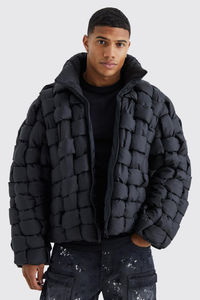 Veste d'hiver matelassée durable avec une isolation épaisse, un intérieur rembourré doux et une coupe extérieure confortable et flexible, de qualité abordable. - Product Image 6