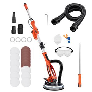 Lijadora Eléctrica para Paneles de Yeso de 950W, 7 Velocidades Variables, 1000-2300 RPM, LED, Doble Plataforma, Herramienta para Remover Techos de Pladur, Discos de Lijado - Product Image 1