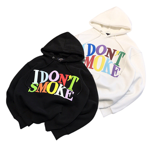 Sweat-shirt en molleton de coton à imprimé graphique personnalisé, coupe décontractée, épaules tombantes, style streetwear - Product Image 1