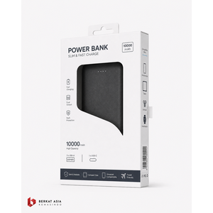 Custom Power Bank Retail Packaging Box Rigid Cardboard Tuck Top Lid Bottom for <b>Consumer</b> <b>Electronics</b> Features Custom Logo Foam - Product Image 1