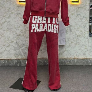 Ensemble de survêtement pour homme, coupe ajustée, avec fermeture éclair, tissu respirant, pour la gym, l'entraînement et le jogging - Product Image 3