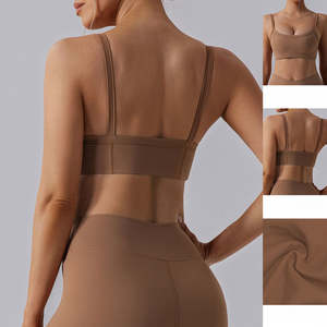 Nuevo sujetador deportivo para mujer, para gimnasio, fitness y yoga, transpirable, de secado rápido, con soporte medio. - Product Image 5