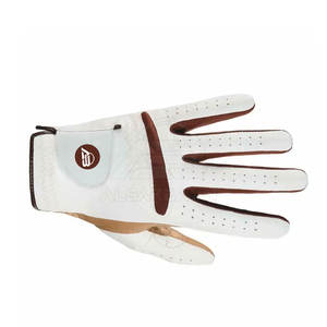 Gants de golf en tissu respirant et peau de mouton avec logo personnalisé, pour droitier et gaucher, pour hommes - Product Image 5