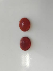 Opale de feu naturelle 12x10MM, taille ovale, meilleure qualité, pierre précieuse naturelle pour la fabrication de bijoux - Product Image 2