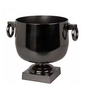 Seau à glace élégant en acier inoxydable avec poignée pour vin ou champagne – Seau de service très populaire pour bar - Product Image 3