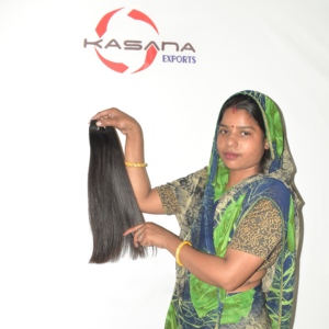Extensions de cheveux humains Remy indiens de qualité supérieure, double trame, double tirage, sans perte, toutes couleurs, luxe - Product Image 5