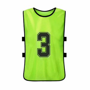 Chaleco Deportivo Verde con Número 2, Transpirable, de Malla, sin Mangas, para Adultos, Unisex, para Todas las Temporadas, Camiseta de Fútbol - Product Image 2