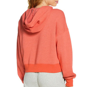 Conception de couleur unie avec cordons de serrage / Conception à manches longues à prix abordable et avec capuche, logo personnalisable et poche kangourou - Product Image 2