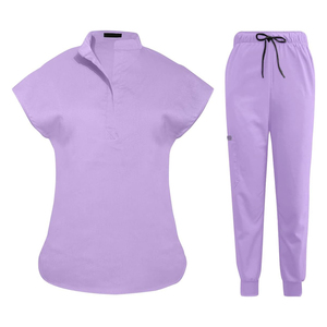 Custom Woven Fabric Medical Uniforms for Doctors Nurses Beauty <b>Salons</b> Dental Hospitals Overalls Tops with Printed <b>Scrub</b> Design - Product Image 4
