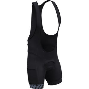 Cuissard de cyclisme pour homme noir avec bordure orange, respirant, en Spandex et Nylon, pour une performance optimale - Product Image 6