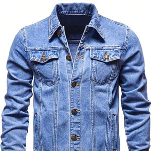 Chaqueta Vaquera de Estilo Vintage de Alta Demanda, Duradera, de Grosor Estándar, de Poliéster, Unisex, de Secado Rápido, Transpirable, Reversible, Anti-UV - Product Image 1